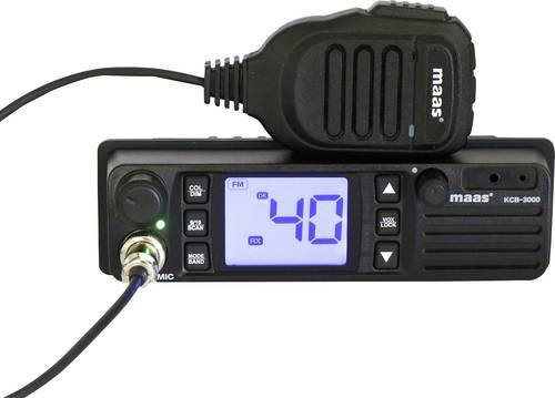 MAAS Elektronik KCB-3000 3035 CB-Funkgerät in Schwarz - Bild 1