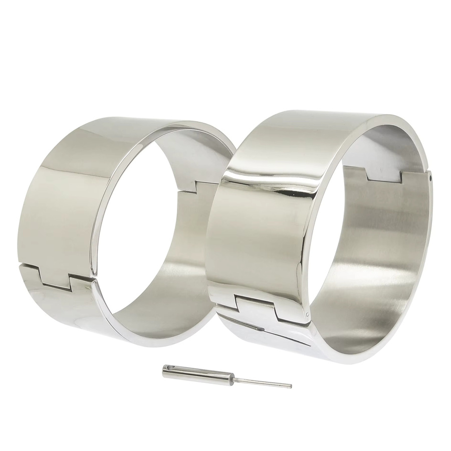 ACECHANNEL Fußfesseln Edelstahl, Damenarmband, Damen - Bild 2