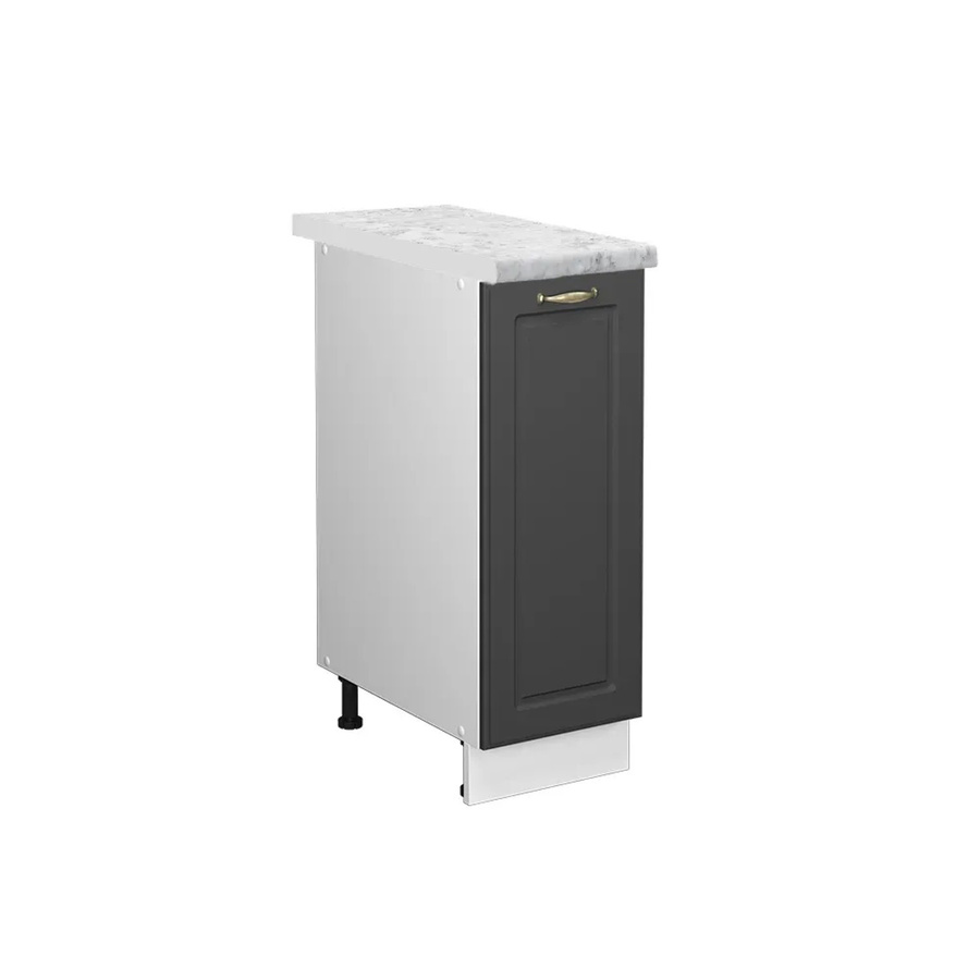 Vicco Apothekerschrank Fame-Line Wandmontage Anthrazit-Gold-Weiß B: 30 cm, H: 60 cm, T: 82 cm - Bild 2