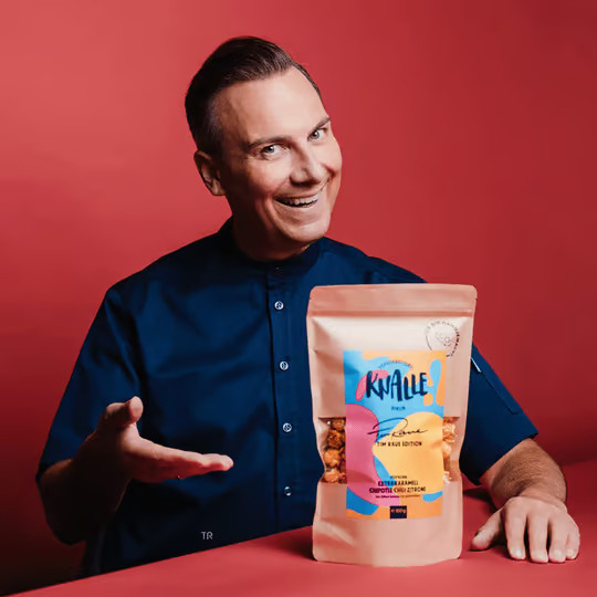 Knalle Popcorn Probierset Karamell Erdnuss 400 g - Bild 2