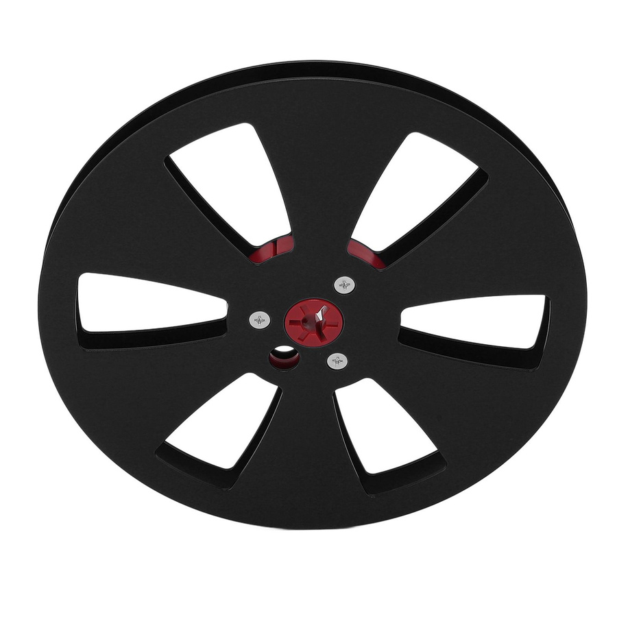 Aluminiumlegierung Bandspule für Reel-to-Reel-Band mit 6 Löchern, Schwarz - Bild 5