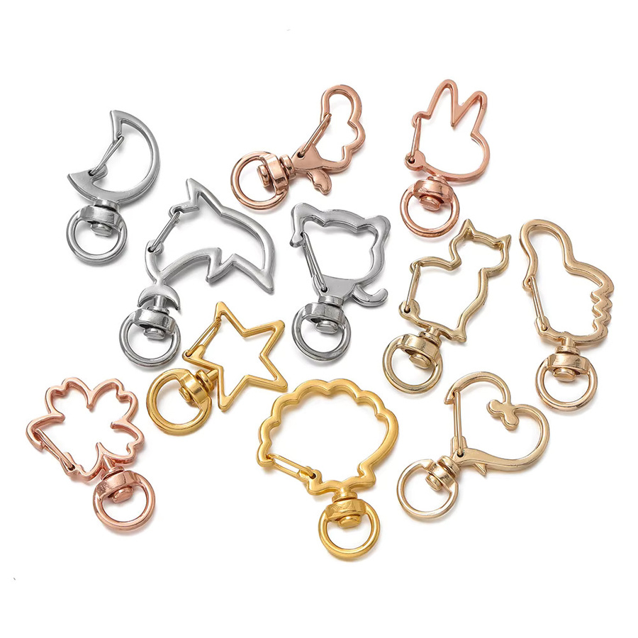 YouYoungDifferent Halskette Anhänger, Gold, Kätzchen Hase, Roségold - Bild 1