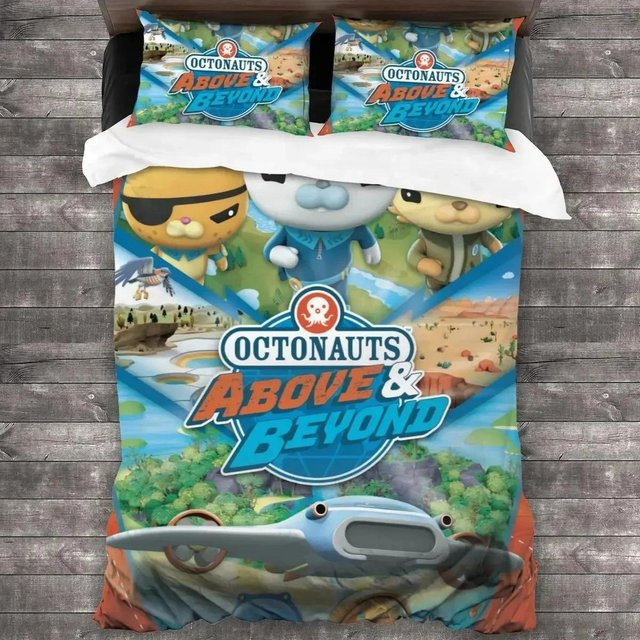 Binchi Outdoor Product Octonauts Bettwäscheset mit Bettbezug und Kissenbezug, Mehrfarbig, B/H: 135 x 200 cm - Bild 1