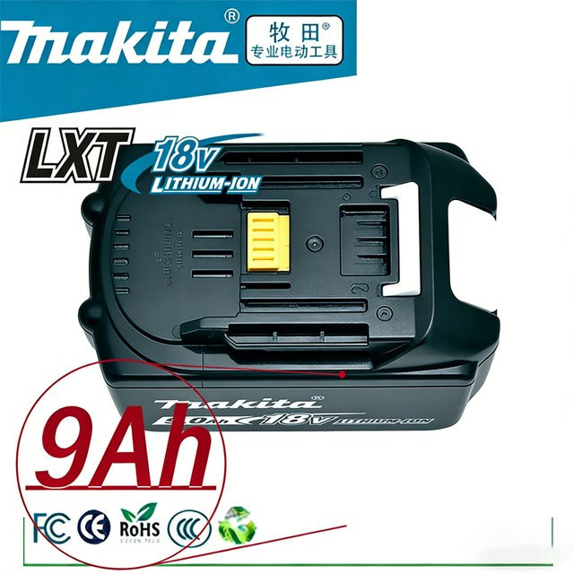 Makita Original 18V 9Ah Lithium-Ionen Akku in Schwarz - Bild 1