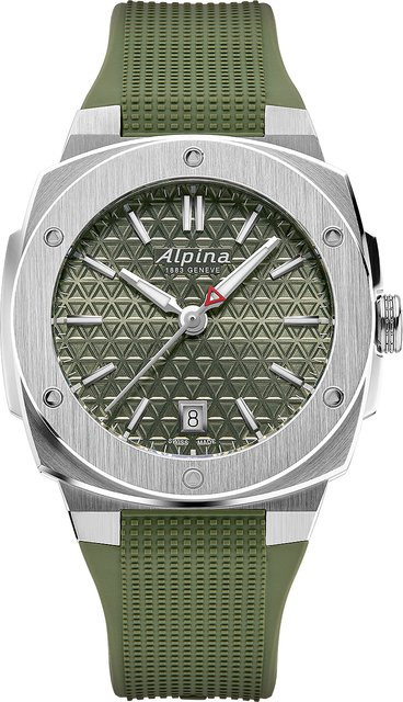 Alpina Damenuhr Extreme, Quarz, Edelstahl, 34 mm, Grün, 10 ATM - Bild 1