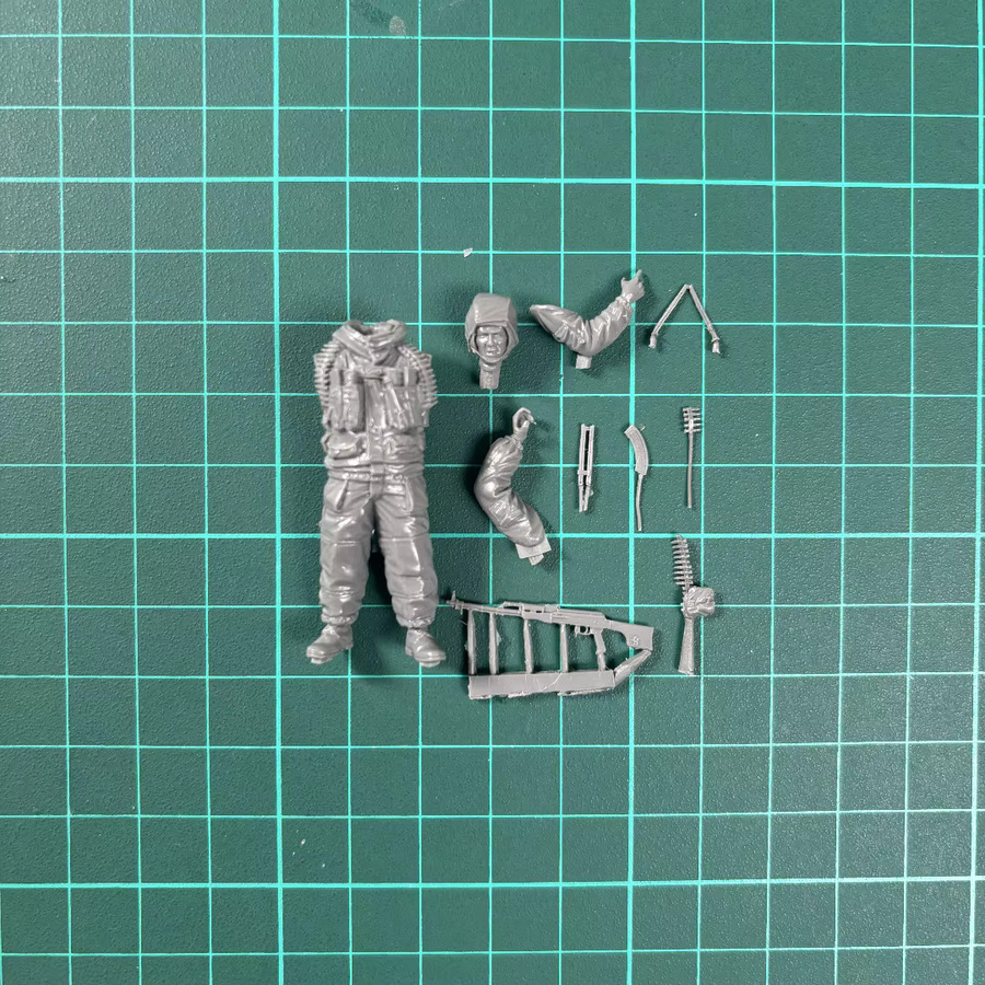 GK Soldat der Truppe Vityaz, Soldatenmodell, 1/35, unmontierter und unbemalter Bausatz - Bild 2
