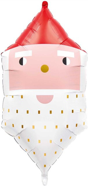 Rico Design Folienballon Weihnachtsmann für Weihnachten B/T/H: 41 x 33 x 82 cm - Bild 1