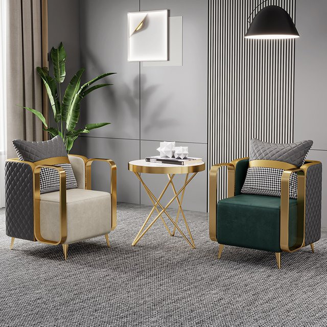 Vossen Relax Sessel im skandinavischen Design, gepolsterter Ohrensessel mit Armlehnen, Schwarz - Bild 1