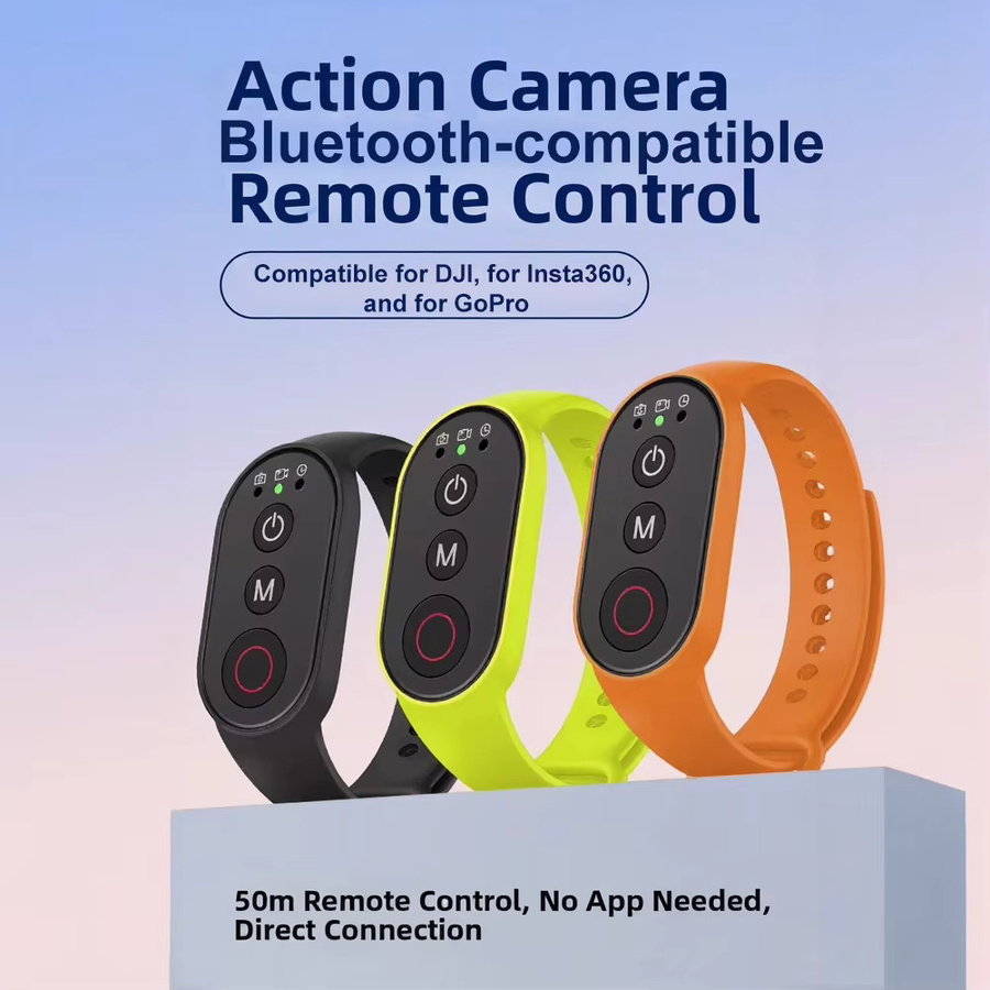 Fernbedienung für Action-Kameras kompatibel mit DJI Action 6, 5, 4, Insta360 und GoPro-Modellen - Bild 2