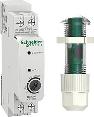 Schneider Electric CCT15285 Dämmerungsschalter für DIN-Schiene in Weiß - Bild 1