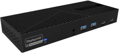 ICY BOX Notebook Dockingstation IB-DK2246AC Universal in Schwarz mit USB-A, USB-C und 4K UHD Unterstützung - Bild 1