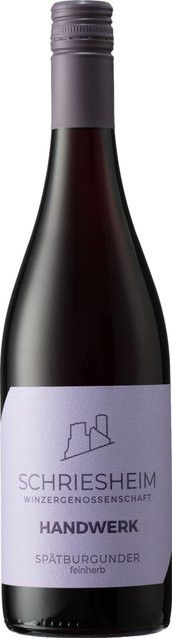 Schriesheimer Handwerk Spätburgunder Rotwein, Baden, 2023, feinherb, 0,75 l - Bild 1