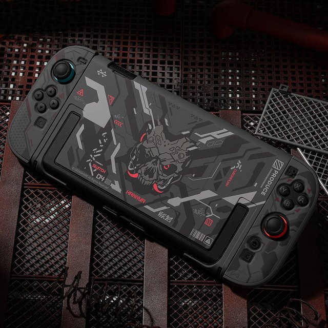 KomoKe Mecha Matte Schutzhülle für Nintendo Switch 2 und NS2 Joycon Controller in Grau - Bild 1