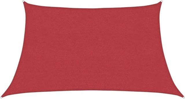 Furnicato Sonnensegel aus HDPE in Rot mit einer Fläche von 3,4 x 2 m - Bild 1