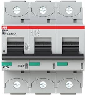 ABB S803U-K50 Leitungsschutzschalter 50A 240V Grau - Bild 1