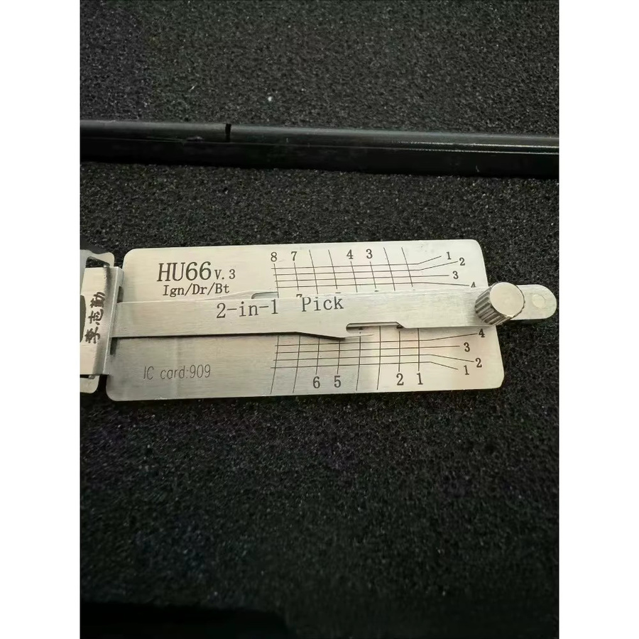 Lishi HU66 Twin Lifter 2-in-1 Decoder und Pickwerkzeug für VAG in Silber - Bild 2