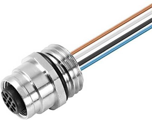 Weidmüller Sensor-Aktor-Steckverbinder 1513040000 konfektioniert in Silber - Bild 1