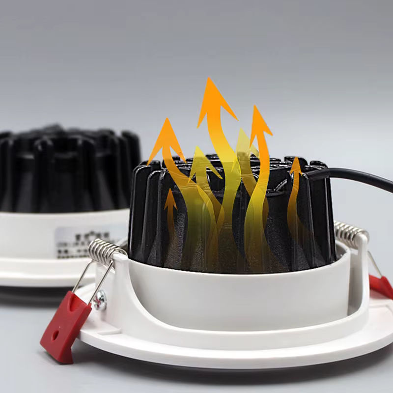 Teetealy Dimmbare LED-Downlights mit COB-Chip in Weiß für die Heimbeleuchtung - Bild 3