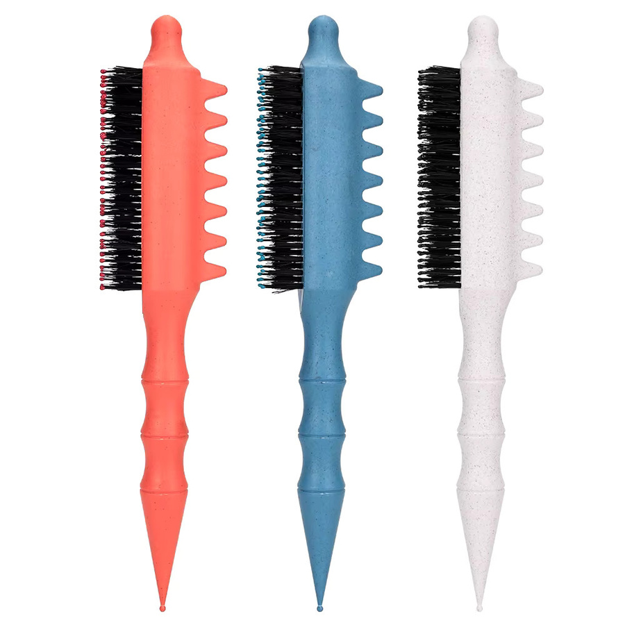 Volumenbürste mit Nylonborsten, Lockenroller-Kamm, Unisex - Bild 6