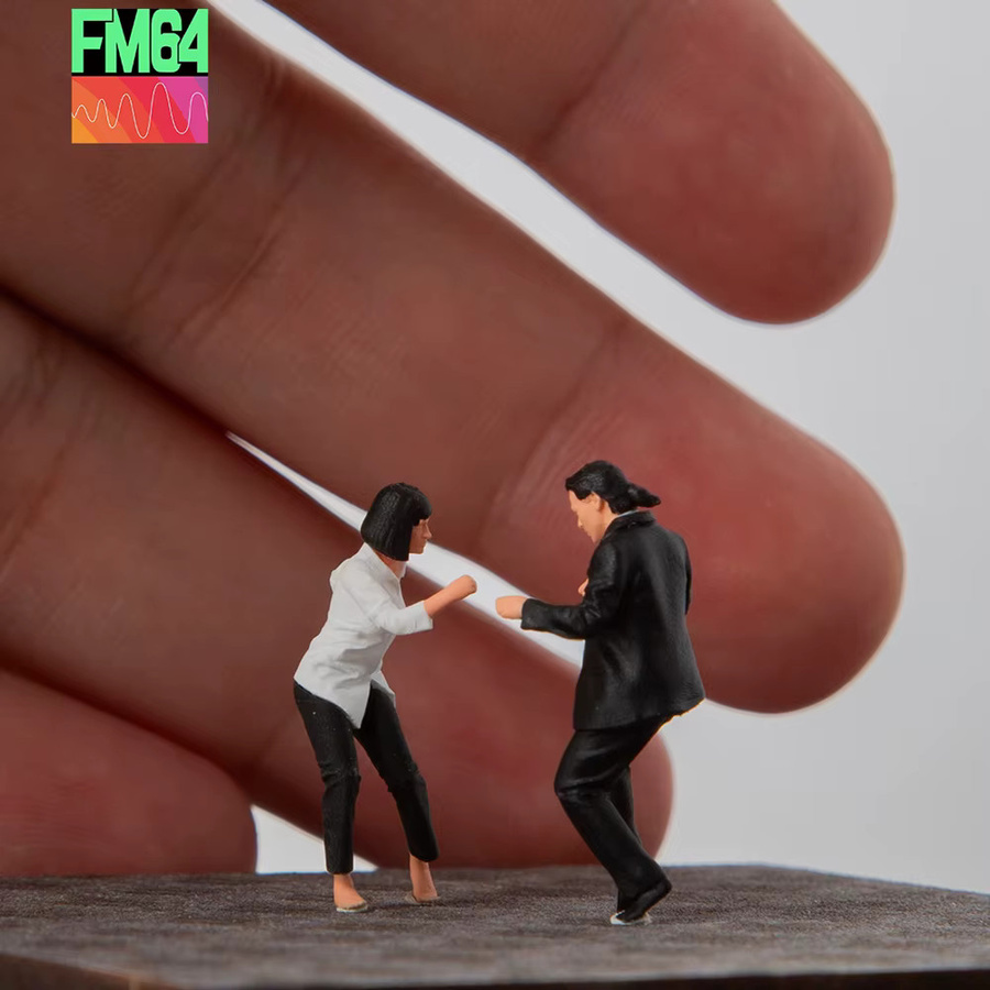 Kicarmod Pulp Fiction Charakterserie, Miniatur-Szenenfigur-Modell, Einzelfigur - Bild 2