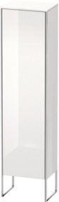Duravit Hochschrank XSquare in Weiß Hochglanz mit Glastüren, B/T/H: 50 x 35,6 x 201,6 cm - Bild 1