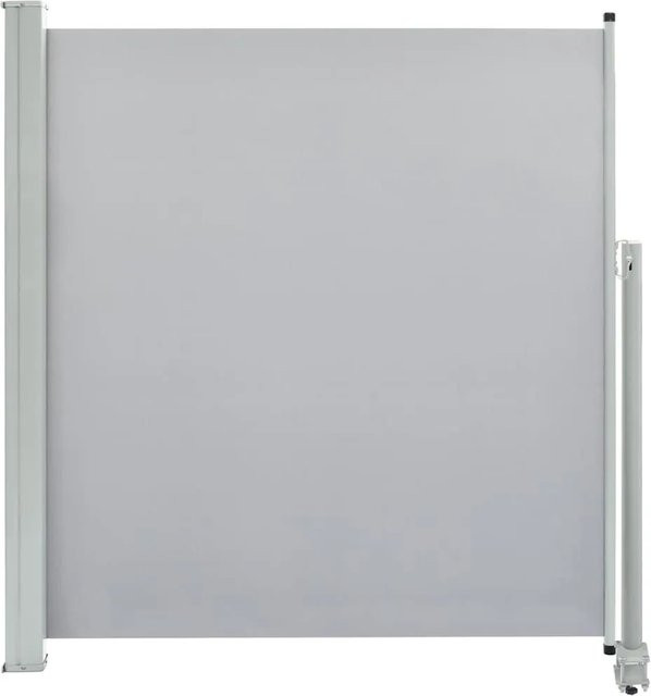 Furnicato Ausziehbare Seitenmarkise aus Polyester, Grau, H x B: 140 x 300 cm - Bild 1