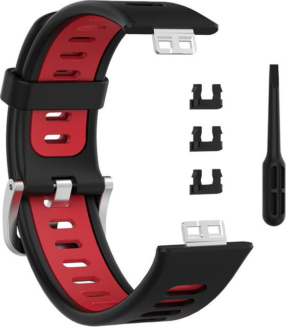 MY-CASE Uhrenarmband Silikon, Schwarz, Unisex - Bild 1