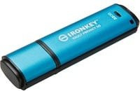 Kingston IronKey Vault Privacy 50 USB-Stick mit 32 GB AES-256 Verschlüsselung in Schwarz und Blau - Bild 2