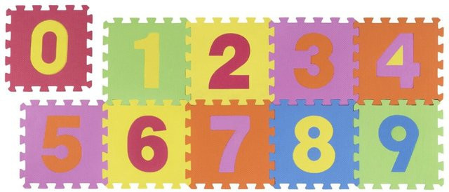 Andiamo Puzzlematte für Kinder in Multicolor, 10-teilig, B/H/L: 31 x 1 x 31 cm - Bild 1