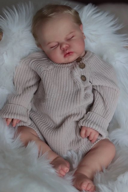 NPK Baby-Jungenpuppe, 19-Zoll, Sammlerstück, Einzelfigur - Bild 1