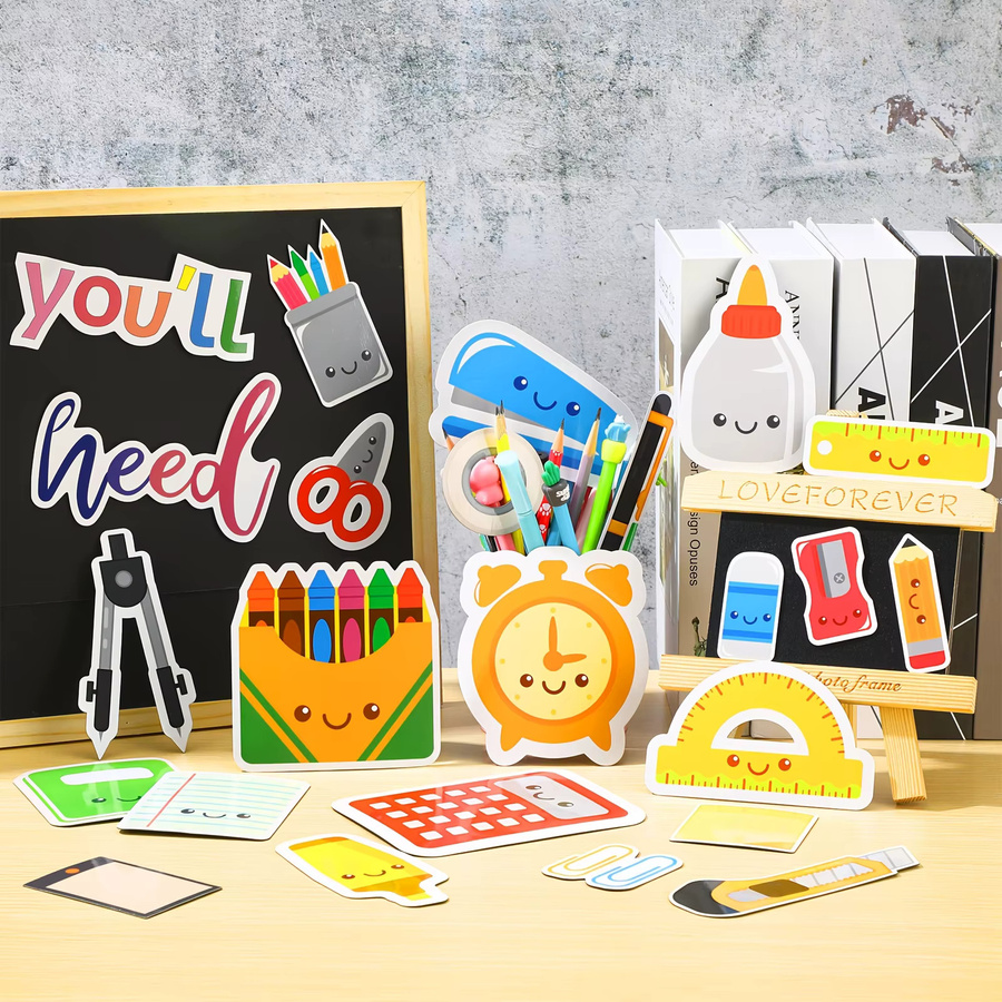 24-Farben-Lehrmagnet-Set aus Kunststoff für Whiteboard und Tafel in Multicolour - Bild 2