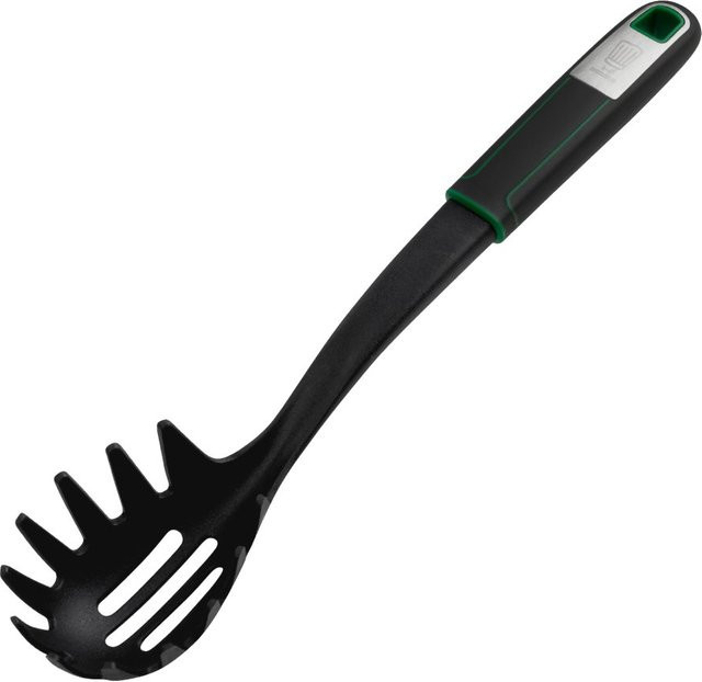 Fackelmann Spaghettilöffel Bonn aus Nylon und Edelstahl in Grau, Grün oder Schwarz, Länge: 30 cm - Bild 1