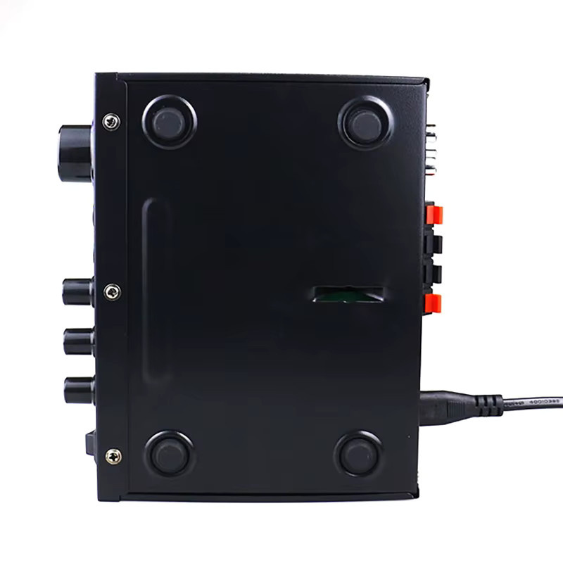 Luxuglow Ak45 Digitaler Hifi-Verstärker mit 800W, Bluetooth, FM-Radio und USB-Anschluss in Schwarz - Bild 3