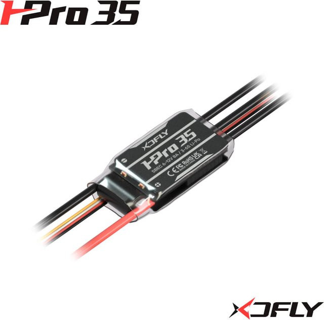 XDFly HPRO 35A ESC Geschwindigkeitsregler für RC Hubschrauber, Flugzeug, Starrflügel - Bild 1