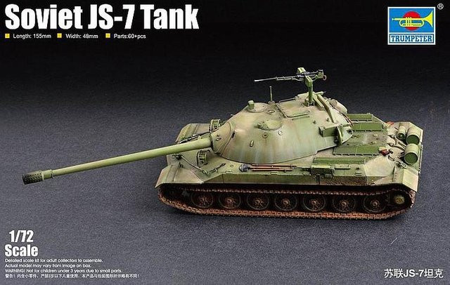 Trumpeter Soviet JS-7 Tank, Fahrzeuge, 1:72, Grün - Bild 1