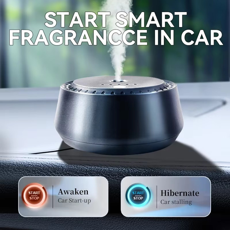SAINTDELAND Intelligenter Aromatherapie-Diffusor mit KI-Steuerung für Zuhause und Auto, Tragbarer Geruchsbeseitiger aus Kunststoff - Bild 3