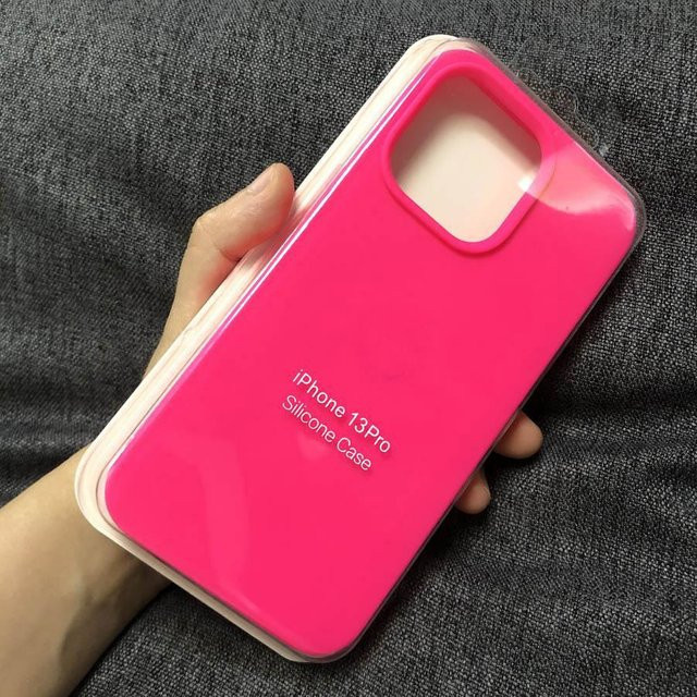 Stoßfeste Silikonhülle für iPhone 11 bis 15 Pro Max von KH Mobile Phone Accessories in Pink - Bild 1