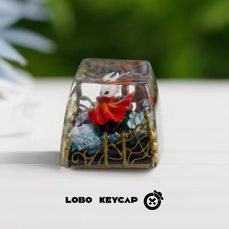 Hollow Knight Hornet Harz Keycap für mechanische Tastaturen, bunt, kreatives Zubehör für Gaming-Peripheriegeräte - Bild 5