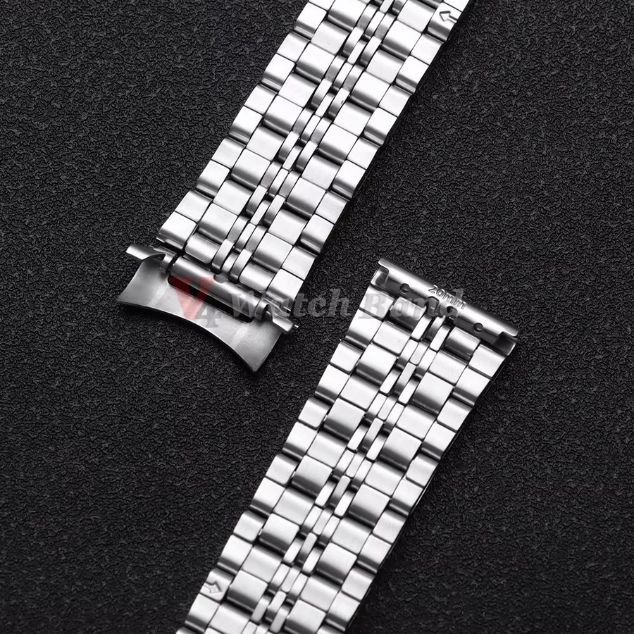 Uhrenarmband Edelstahl, Silber, Unisex, Faltschließe - Bild 2