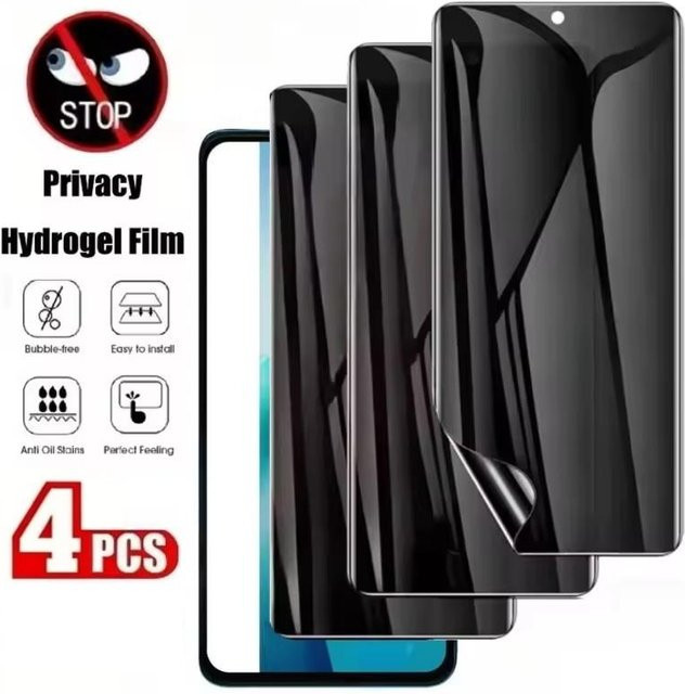 4er-Pack Privatsphäre-Hydrogelfolie Displayschutz für Xiaomi POCO X8 X7 X6 X5 X4 GT M7 Pro F8 Ultra F7 Pro - Bild 1