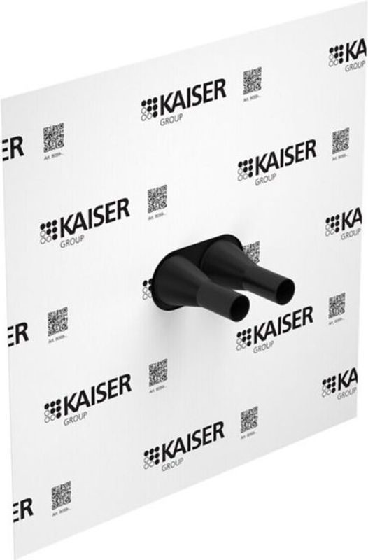Kaiser Doppelkabelmanschette Schwarz D=8-11mm 9059-47 - Bild 2