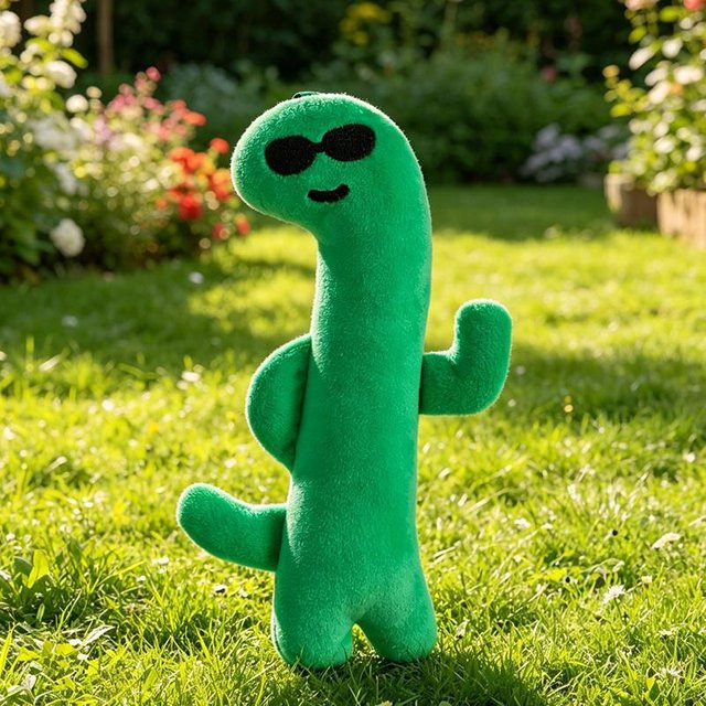 Binchi Fitness Dinosaurier Plüsch Anhänger, Rosa Grün, ab 14 Jahren - Bild 1