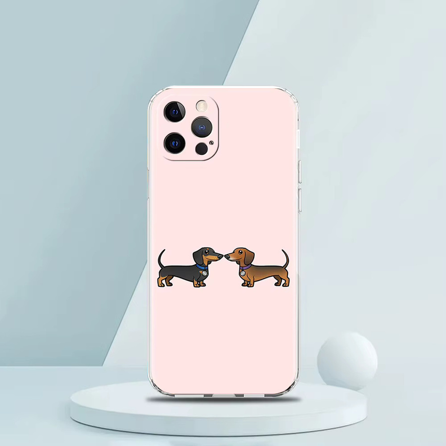 Remazy Handyhülle mit Dackel-Motiv für iPhone 11 bis iPhone 17 Pro Max, luftstoßfeste Schutzhülle - Bild 2