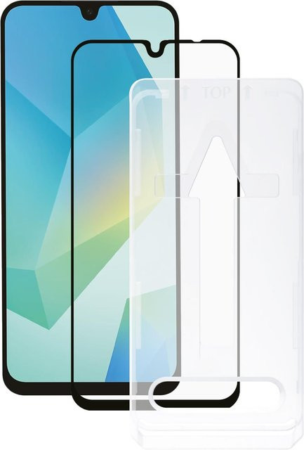 Vivanco FullScreen Displayschutzglas für Galaxy A16 5G, transparent mit Easy Applikator Installation - Bild 1