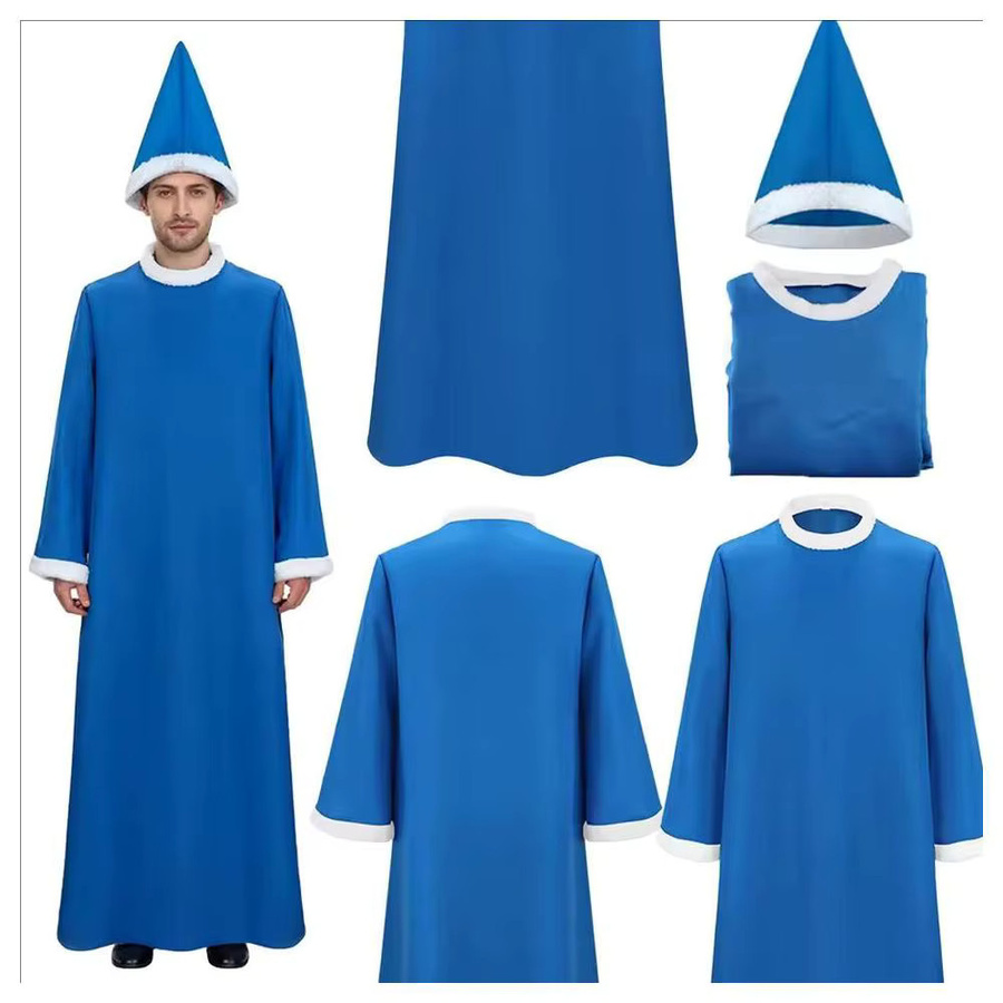 ZOBOTT Blue Magikoopa Carmike Cosplay Kostüm, Super Mario, Blau - Bild 2