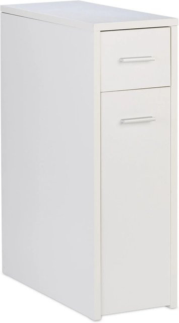 Relaxdays Nischenschrank aus Spanplatte in Weiß, B/T/H: 61,5 x 20 x 45 cm - Bild 1