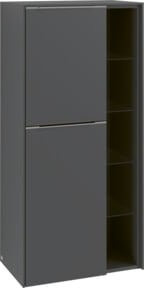 Villeroy & Boch Mittelschrank Subway 3.0 mit Glastüren in Blau und Grau, B/H/T: 120 x 57,4 x 36,2 cm - Bild 1