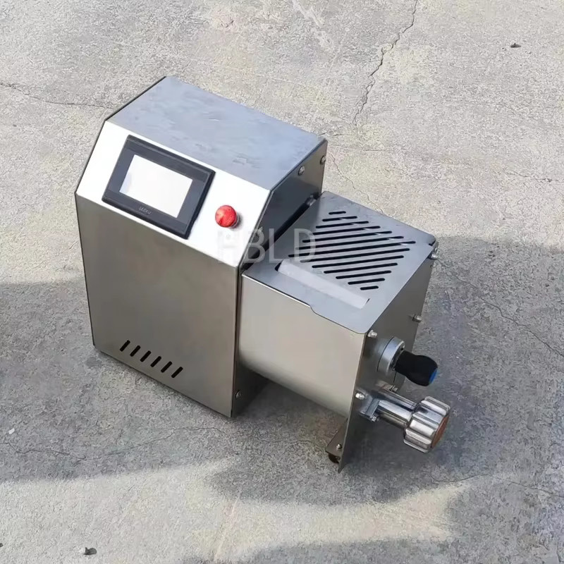 HBLD Elektrische Muschel-Nudelmaschine aus Edelstahl in Silber, B/T/H: 40,0 x 24,0 cm - Bild 4