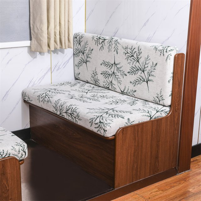 WANERQU 2-teiliges RV-Dinette-Sitzkissenbezug-Set mit Blumenmuster im Boho-Stil, elastisch und waschbar für dein Camper-Sofa - Bild 1