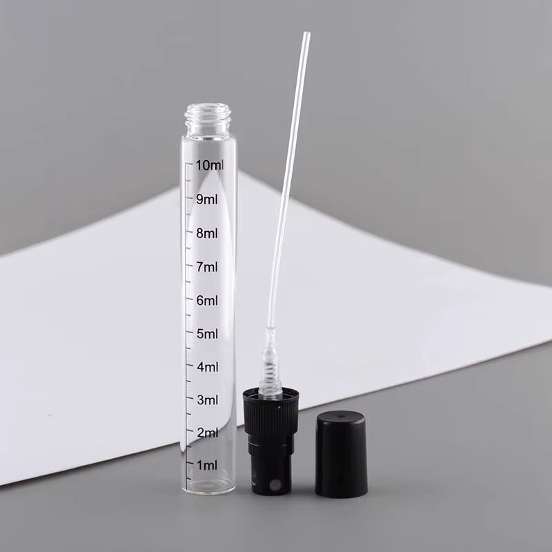 MUB Parfümflasche aus Glas, 5/10 ml, 50 Stück, transparent, mit Graduierung - Bild 4